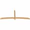 Ekena Millwork Bellingham Timber Gable Bracket, Western Red Cedar, 96"W x 40"H x 3 1/2"D x 3 1/2"F, 10/12 Pitch GBW096X40X0404BEL00SWR - alternate 2